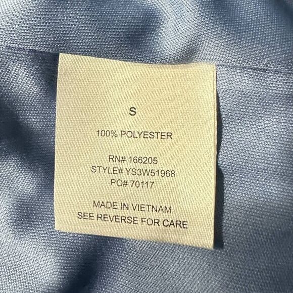 Lucky Brand Puff Sleeve A-Line Mini Dress Women's Small Blue Floral NWT - Picture 8 of 10